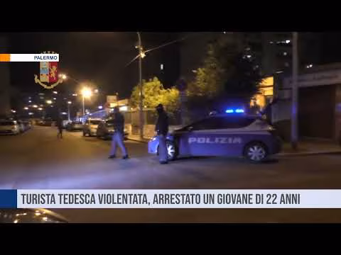 Palermo. Turista tedesca violentata