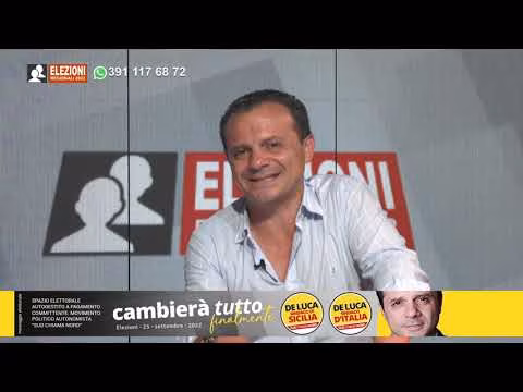 ELEZIONI REGIONALI 2022 CATENO DE LUCA 16 SETTEMBRE 2022