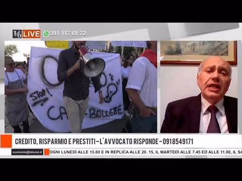 16LIVE L'AVVOCATO RISPONDE, CREDITO RISPARMIO E CREDITI 24 OTTOBRE 2022