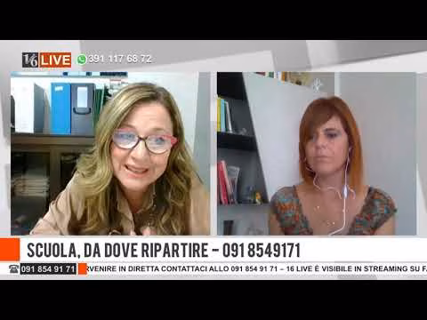 16LIVE SCUOLA, DA DOVE RIPARTIRE 30 SETTEMBRE 2022