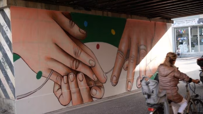 A Pesaro un murales antismog contro intolleranze e discriminazioni