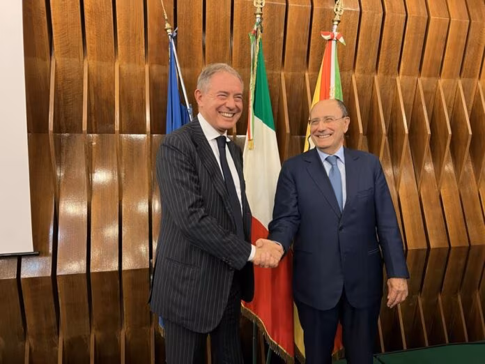 Lukoil, Schifani incontra Urso “Sinergia con il Governo nazionale”