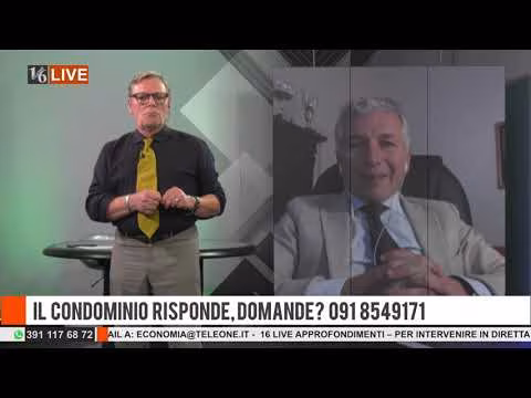 16LIVE IL CONDOMINIO RISPONDE, DOMANDE 12 GENNAIO 2023