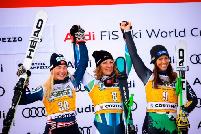 Discesa Cortina a Ilka Stuhec, Elena Curtoni terza