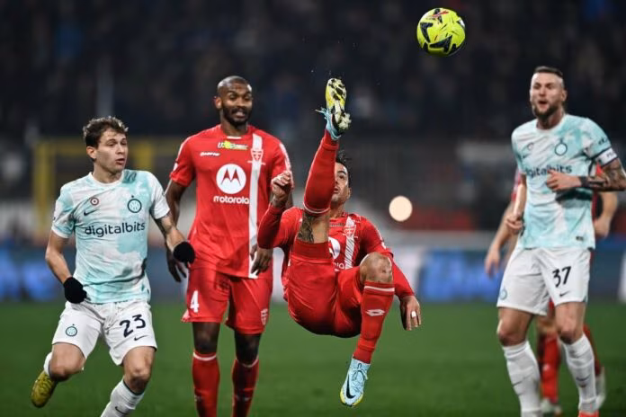 Inter beffata nel recupero, col Monza finisce 2-2