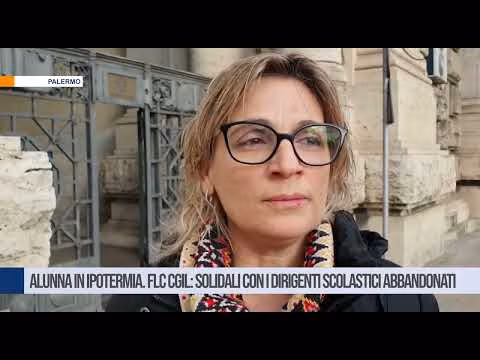 Palermo. Alunna in ipotermia