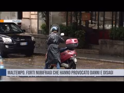 Palermo. Maltempo