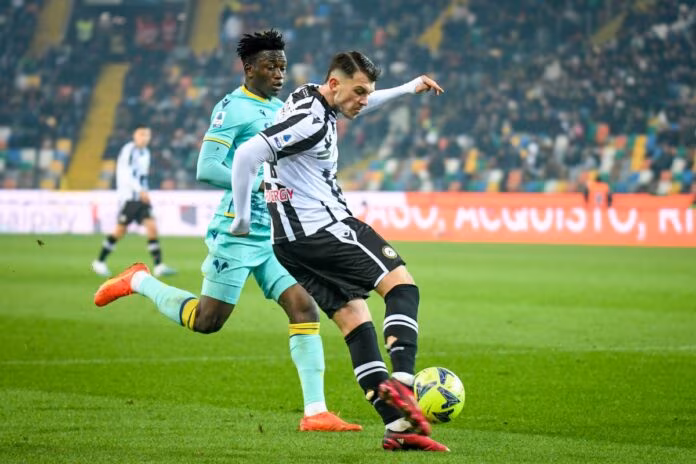 Si chiude sull’1-1 il posticipo fra Udinese e Verona