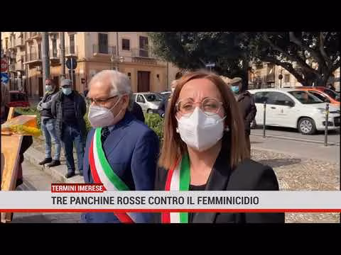 A Termini Imerese tre panchine rosse