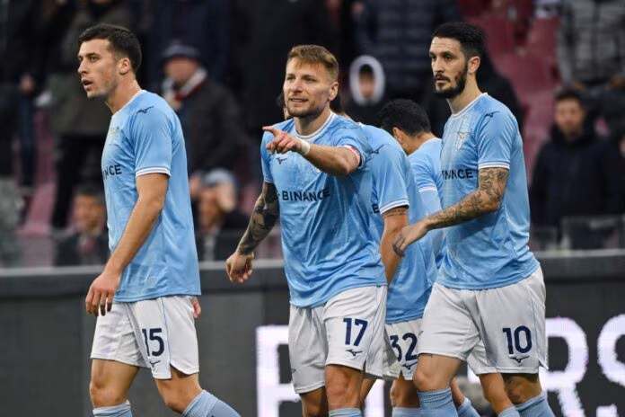 Con una doppietta di Immobile la Lazio espugna Salerno