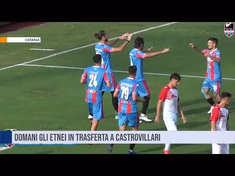 Domani il Catania in trasferta a Castrovillari
