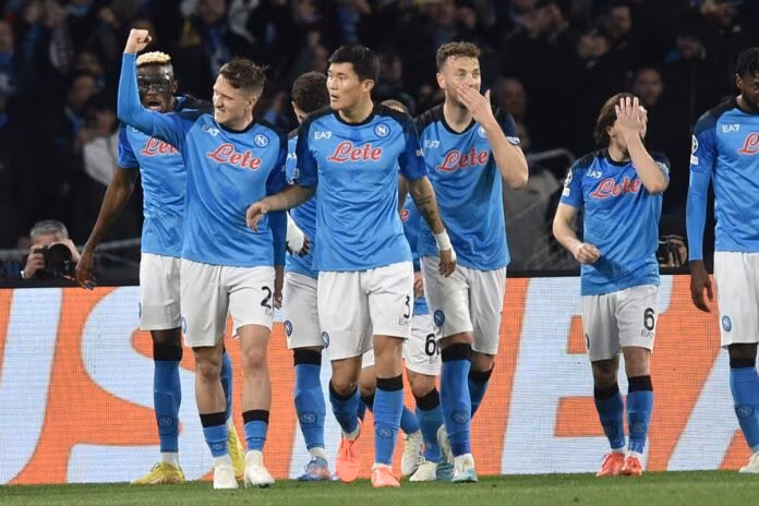 Napoli-Eintracht 3-0, partenopei ai quarti di Champions
