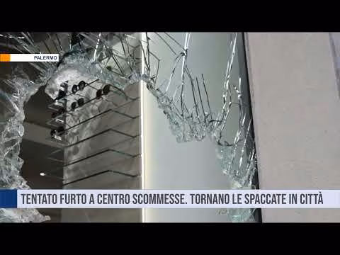 Palermo. Tentato furto a un centro scommesse