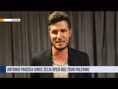 Antonio Panzica vince Zelig Open Mic Tour Palermo