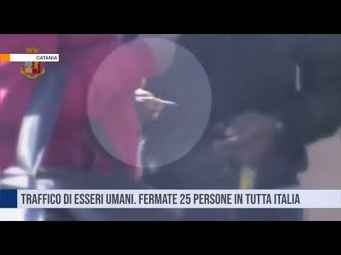 Catania. Traffico di esseri umani
