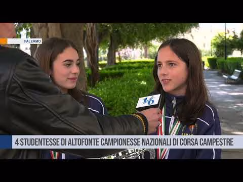Quattro studentesse di Altofonte vincono il campionato nazionale di corsa campestre