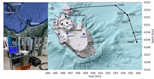 Utilizzata la fibra ottica per monitorare Vulcano in Sicilia