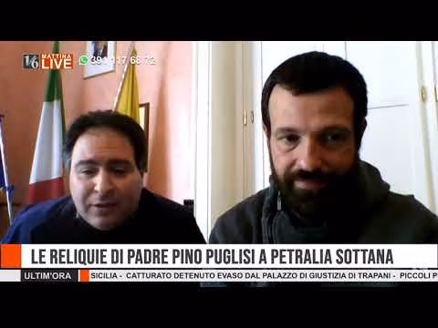 MATTINA LIVE | LE RELIQUIE DI PADRE PINO PUGLISI A PETRALIA SOTTANA | 16 MAGGIO 2023