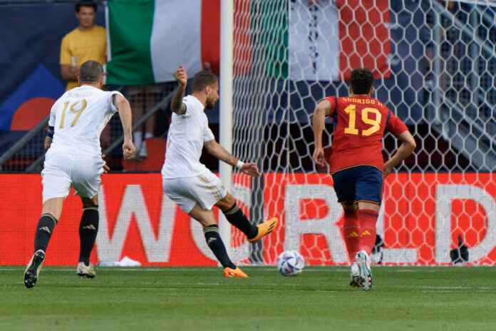 Azzurri ko all’88°, Spagna in finale di Nations League