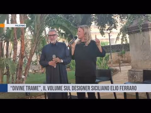 “Divine trame”, il volume sul designer siciliano Elio Ferraro