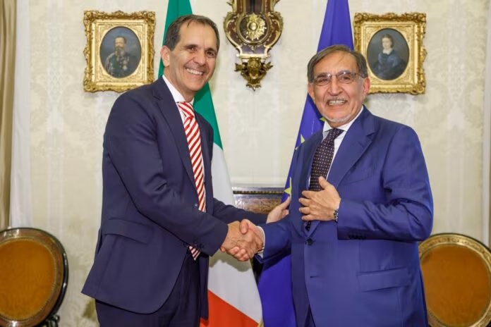 Il neosindaco di Catania ricevuto dal Presidente del Senato