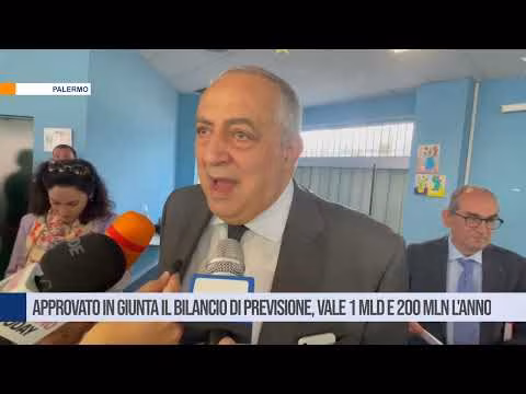 Palermo: Approvato in Giunta il Bilancio di Previsione, vale 1 miliardo e 200 milioni l'anno