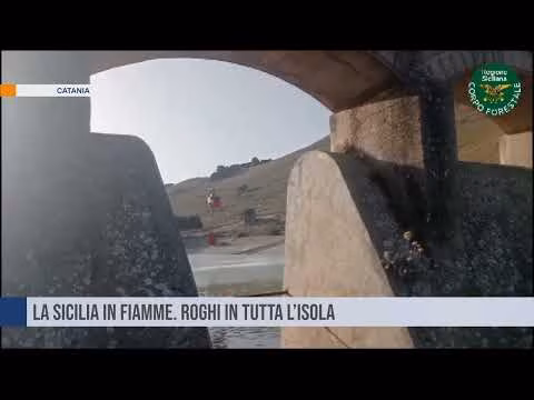 Catania. La Sicilia in fiamme