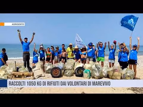 Foce del Fiume Platani: Raccolti oltre mille chili di rifiuti dai volontari di Marevivo