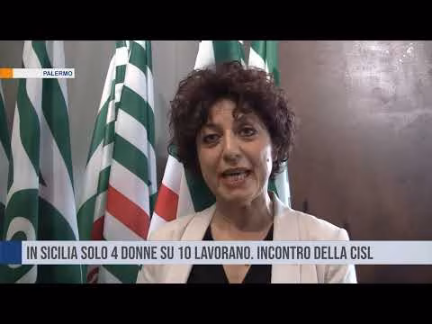 Palermo. In Sicilia 4 donne su 10 lavorano