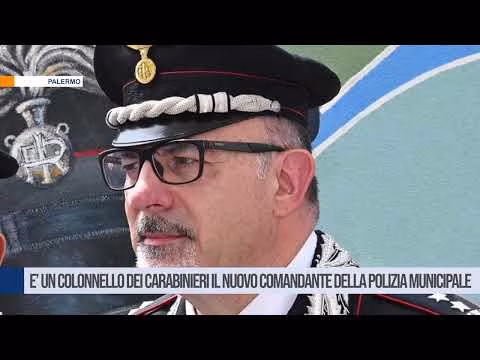 Angelo Colucciello è il nuovo comandante della Polizia Municipale di Palermo