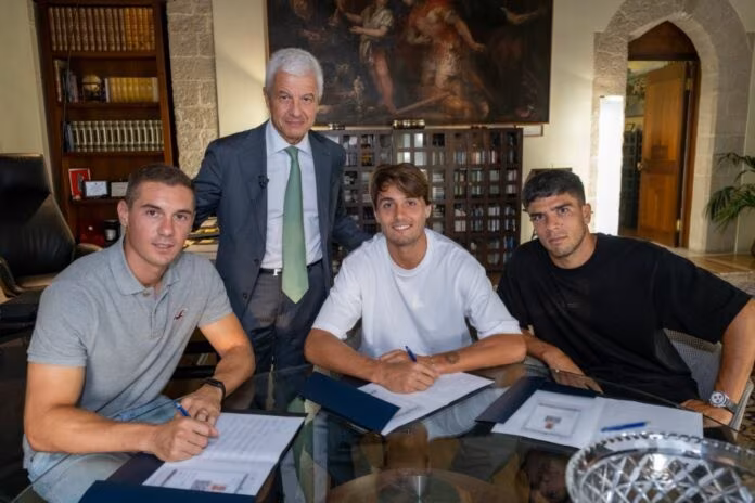 I giocatori del Palermo Aurelio, Marconi e Soleri nuovi studenti UniPa