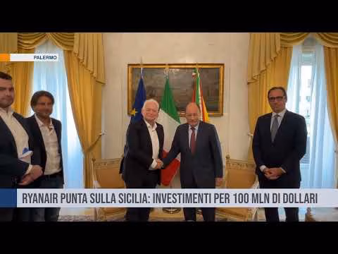 Ryanair punta sulla Sicilia: investimenti per 100 mln di dollari