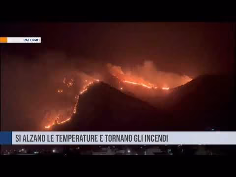 Si alzano vento e temperature e tornano gli incendi