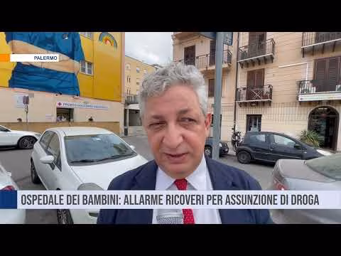 All'Ospedale dei bambini di Palermo, allarme ricoveri per assunzione di droga