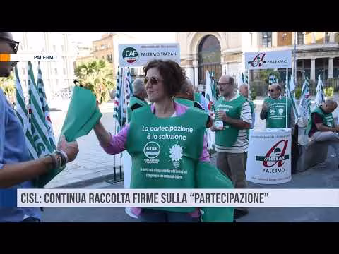 Cisl: continua la raccolta firme sulla “Partecipazione”
