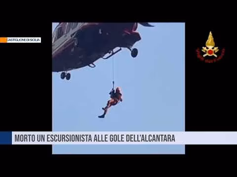 Morto un escursionista alle Gole dell’Alcantara