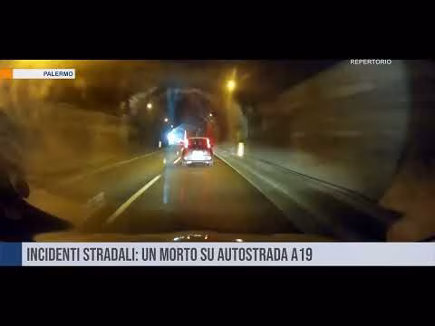 Palermo, incidenti stradali: un morto su autostrada A19