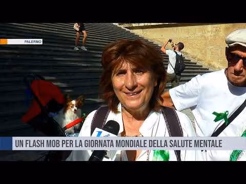 Palermo, un flash mob per la Giornata mondiale della Salute mentale