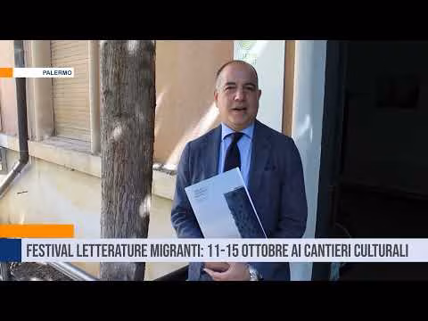 Palermofestival letterature migranti: 11-15 ottobre ai Cantieri Culturali alla Zisa
