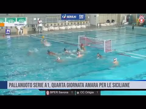 Pallanuoto serie A1, quarta giornata amara per le siciliane
