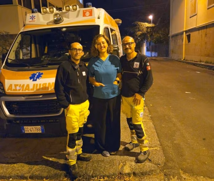 Parto in ambulanza nel catanese, encomio Seus a soccorritori del 118