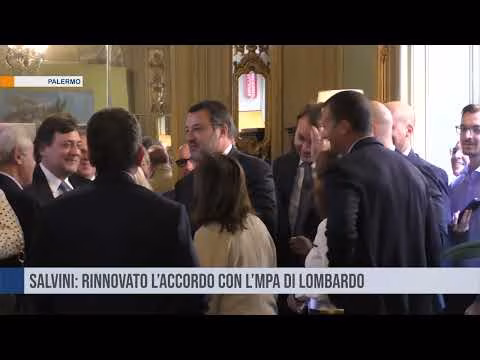 Salvini: rinnovato l’accordo con l’MpA di Lombardo