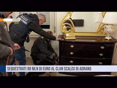 Sequestrati beni per un valore di 98 mln di euro al clan Scalisi di Adrano