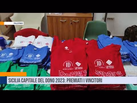 Sicilia Capitale del Dono 2023: premiati i vincitori