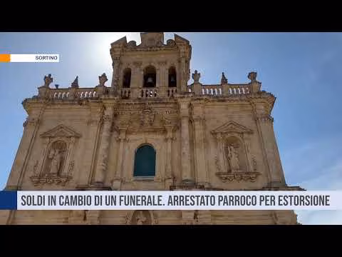 Sortino, soldi in cambio di un funerale: arrestato parroco per estorsione
