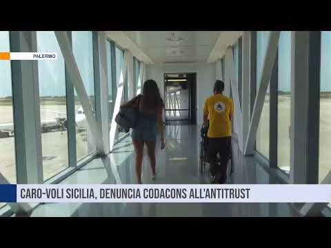 Caro-voli Sicilia, denuncia Codacons all'Antitrust