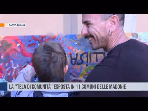 La ''tela di Comunità'' esposta in 11 comuni delle Madonie