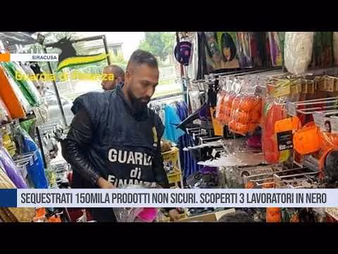 Lentini. Sequestrati 150mila prodotti non sicuri