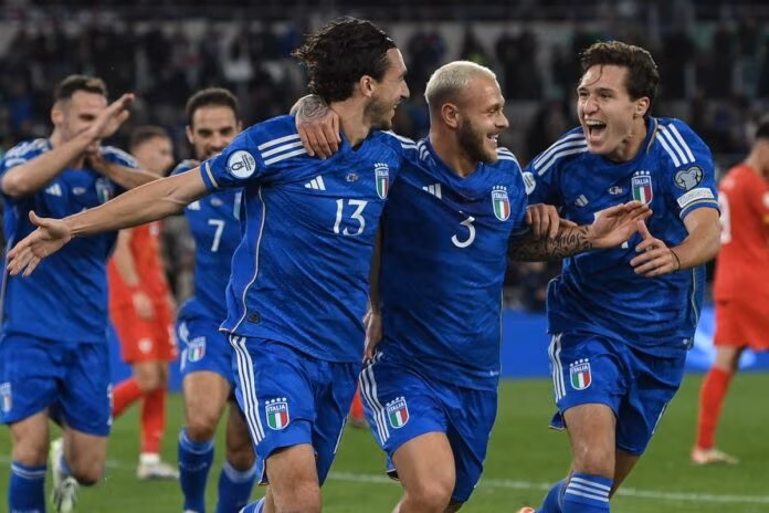 L’Italia batte la Macedonia 5-2, in Ucraina basta un pari