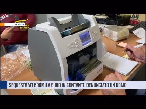 Messina. Sequestrati 600mila euro in contanti